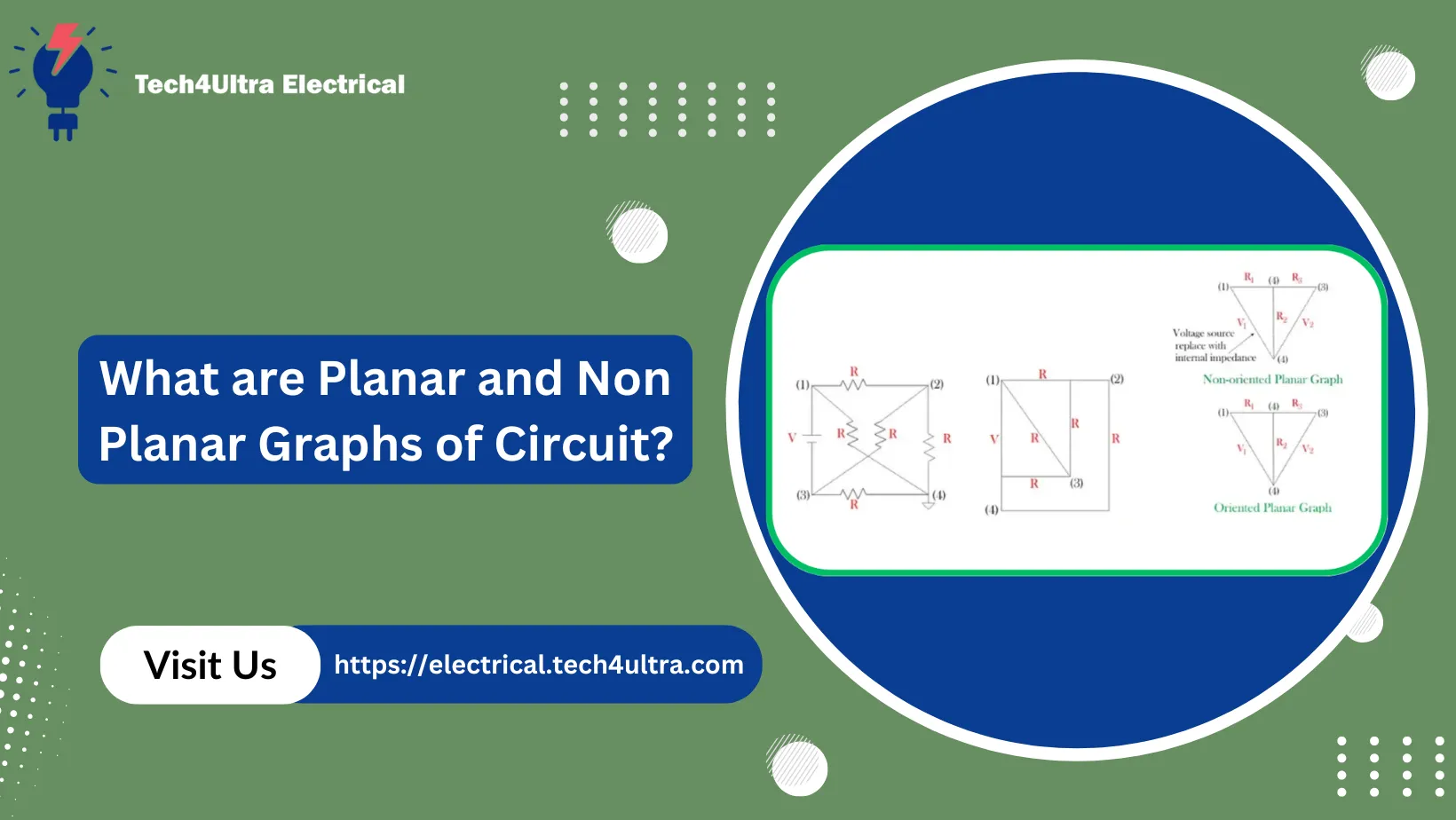 What are Planar and Non Planar Graphs of Circuit